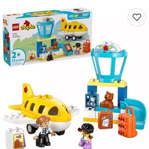 RETIRED - Lego Duplo Airport Play Set with Lego Plane